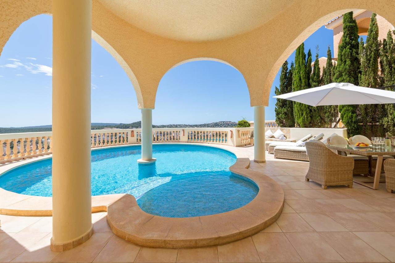 Meerblick Villa "Buena Vista" In Santa Ponsa, Mallorca 外观 照片