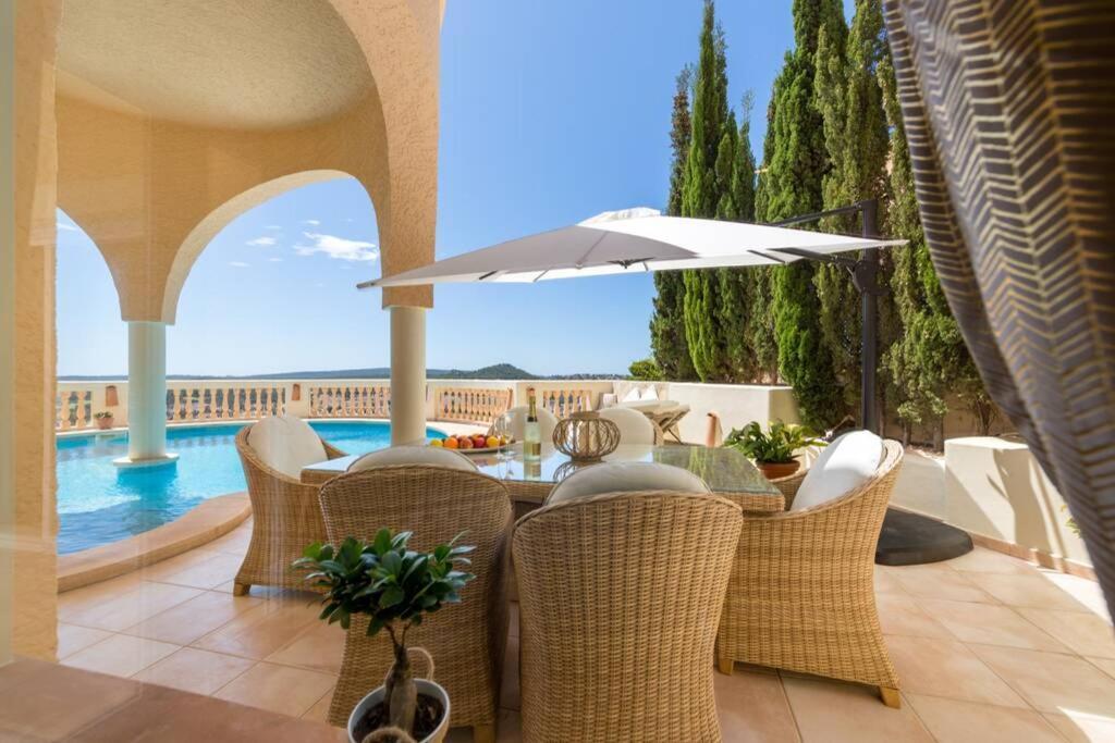 Meerblick Villa "Buena Vista" In Santa Ponsa, Mallorca 外观 照片